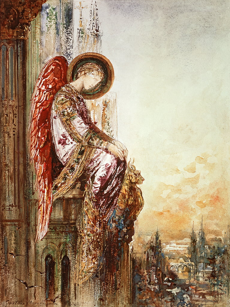 Gustave Moreau - Angel Traveller (wc) - (MeisterDrucke-195522)